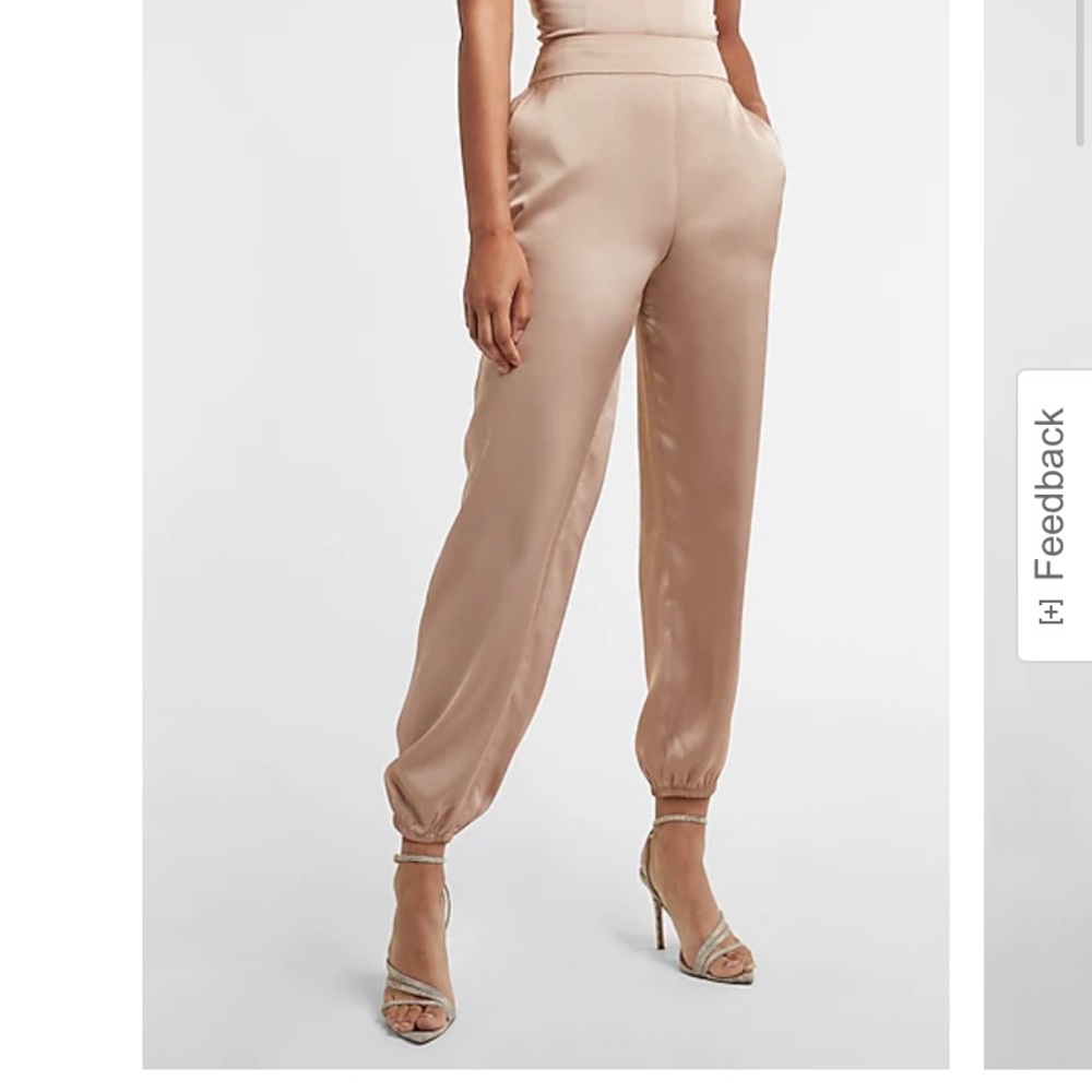 Brand new satin express pants, never worn!